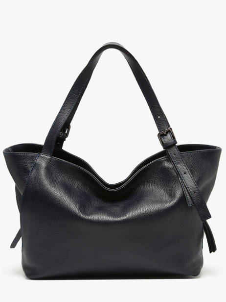 Handtas Caviar Leder Milano Blauw caviar CA24066 ander zicht 4