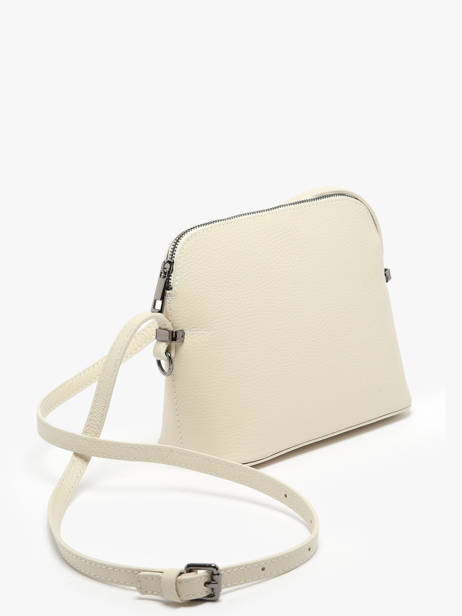 Cross Body Tas Caviar Leder Milano Beige caviar CA240614 ander zicht 2