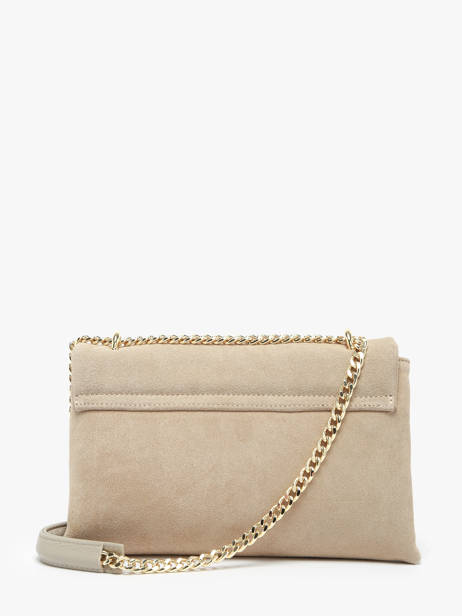 Cross Body Tas Velvet Caviar Leder Milano Beige velvet caviar VC24115 ander zicht 4