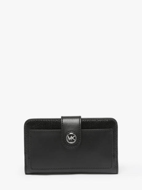 Portefeuille Leder Michael kors Zwart mk charm S4S0KF6L