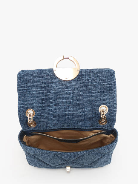 Cross Body Tas Moon Linnen Vanessa bruno Blauw moon 70V40326 ander zicht 3