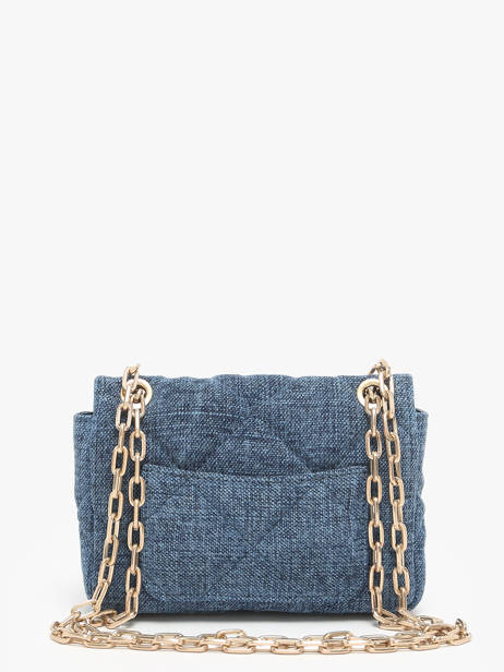 Cross Body Tas Moon Linnen Vanessa bruno Blauw moon 70V40326 ander zicht 4