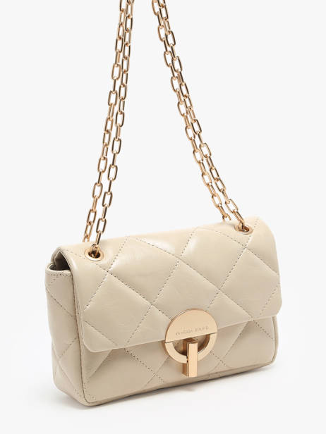 Cross Body Tas M Moon Leder Vanessa bruno Geel moon 84V40533 ander zicht 2