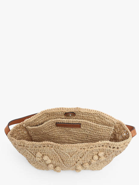 Cross Body Tas Raphia Raphia Gerard darel Beige raphia DBS89454 ander zicht 3