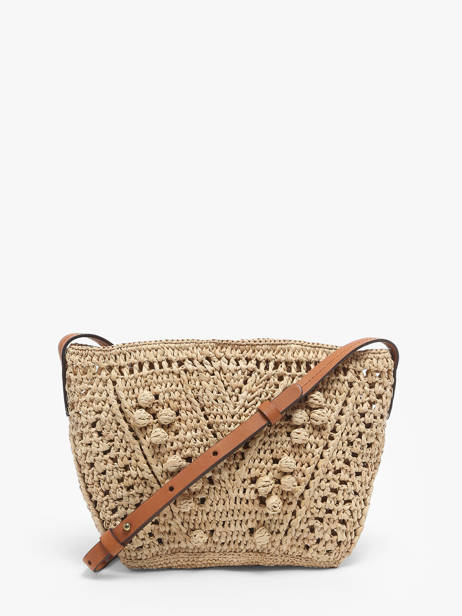 Cross Body Tas Raphia Raphia Gerard darel Beige raphia DBS89454 ander zicht 4