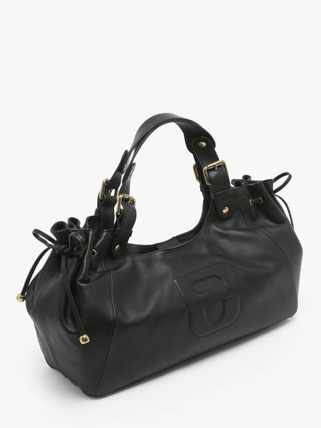 Schoudertas Chiara Leder Gerard darel Zwart chiara DBS84420 ander zicht 2
