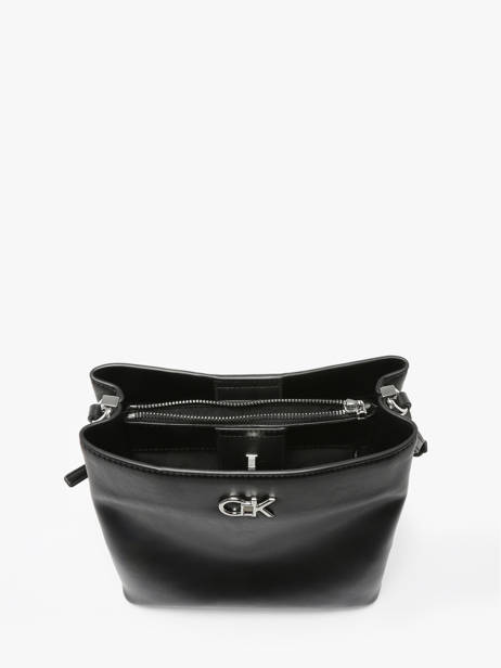 Cross Body Tas Ck Convertible Gerecycleerd Polyester Calvin klein jeans Zwart ck convertible K612803 ander zicht 3