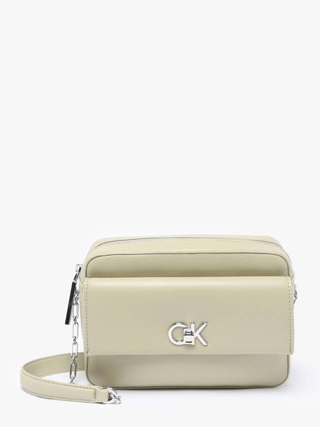 Cross Body Tas Ck Pocket Gerecycleerd Polyester Calvin klein jeans Groen ck pocket K613089