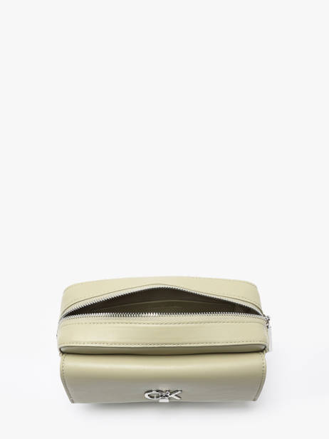 Cross Body Tas Ck Pocket Gerecycleerd Polyester Calvin klein jeans Groen ck pocket K613089 ander zicht 3