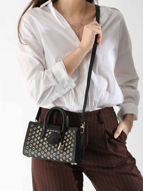 Cross Body Tas Scarlett Leder Michael kors Zwart scarlett R5GETC0I ander zicht 1