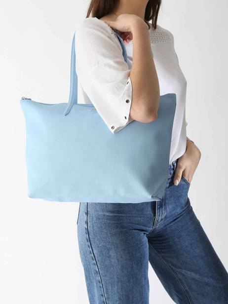 Schoudertas L.12.12 Concept Lacoste Blauw l.12.12 concept NF1888PO ander zicht 1