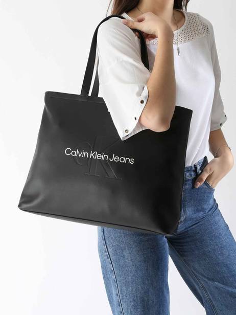 Handtas Sculpted Calvin klein jeans Zwart sculpted K612222 ander zicht 1