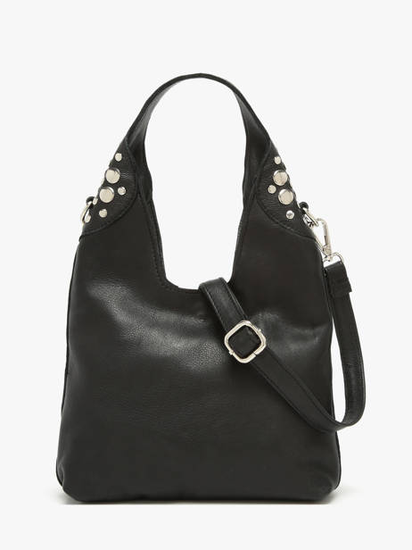 Cross Body Tas Memphis Leder Basilic pepper Zwart memphis BMEM2S ander zicht 4