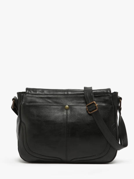Cross Body Tas Glam Eyelet Leder Basilic pepper Zwart glam eyelet BGLE44 ander zicht 4