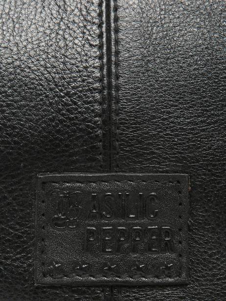 Cross Body Tas Glam Eyelet Leder Basilic pepper Zwart glam eyelet BGLE44 ander zicht 5
