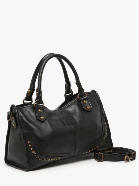 Handtassen Glam Eyelet Leder Basilic pepper Zwart glam eyelet BGLE22 ander zicht 2
