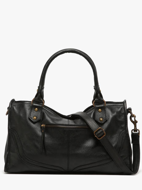 Handtassen Glam Eyelet Leder Basilic pepper Zwart glam eyelet BGLE22 ander zicht 4