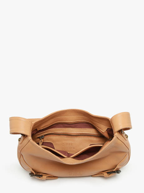 Schoudertas Strappy Leder Basilic pepper Bruin strappy BSTR02 ander zicht 3