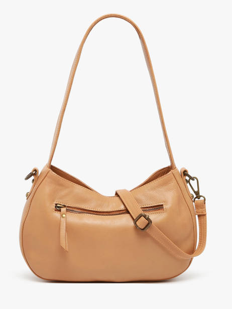 Schoudertas Strappy Leder Basilic pepper Bruin strappy BSTR02 ander zicht 4