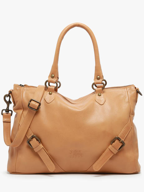 Schoudertas Strappy Leder Basilic pepper Bruin strappy BSTR03