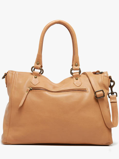 Schoudertas Strappy Leder Basilic pepper Bruin strappy BSTR03 ander zicht 4
