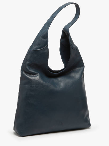Schoudertas Cow Leder Basilic pepper Blauw cow BCOW2L ander zicht 2