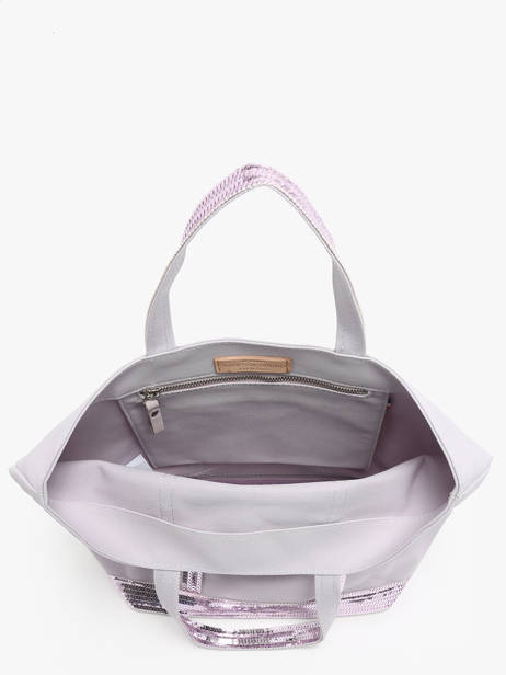 Handtas M Le Cabas Pailletten Vanessa bruno Violet cabas 1V40413 ander zicht 3
