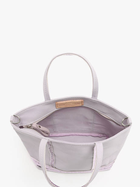 Cross Body Tas Baby Cabas Pailletten Vanessa bruno Violet cabas 1V40410 ander zicht 3