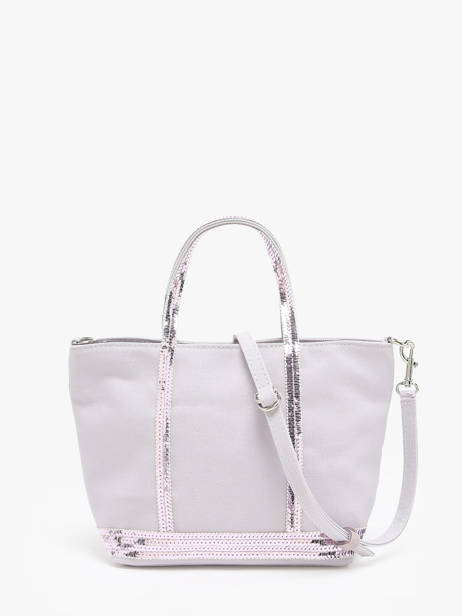Cross Body Tas Baby Cabas Pailletten Vanessa bruno Violet cabas 1V40410 ander zicht 4