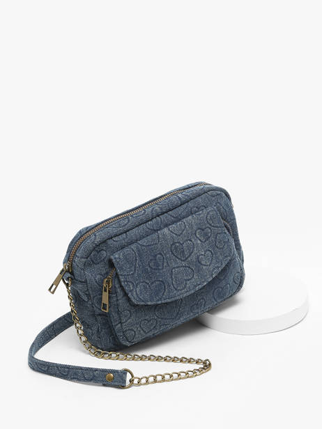 Cross Body Tas Naina Pieces Blauw naina 17154644 ander zicht 2