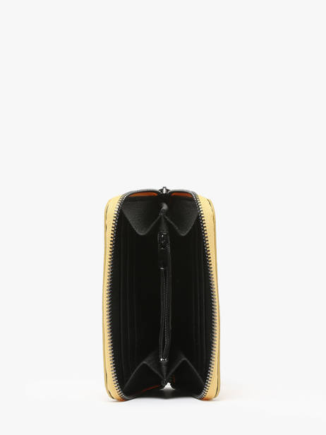 Portefeuille Caviar Leder Milano Geel caviar CA19043 ander zicht 1