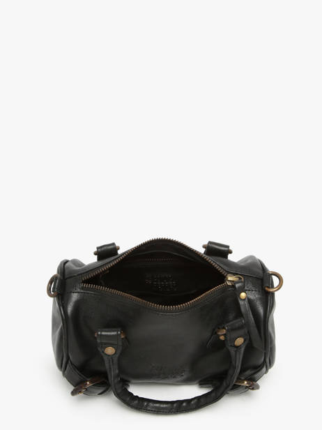 Cross Body Tas Strappy Leder Basilic pepper Zwart strappy BSTR01 ander zicht 4