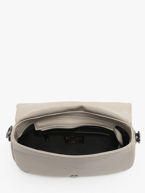 Cross Body Tas Caviar Leder Milano Beige caviar CA24116 ander zicht 3
