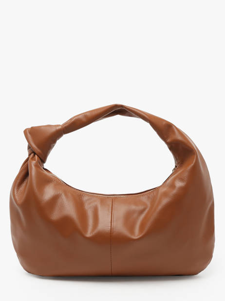Schoudertas Sauvage Leder Milano Bruin sauvage SA24114 ander zicht 4