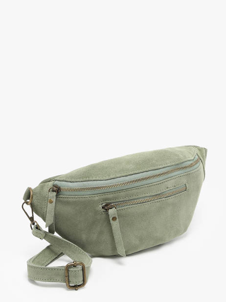 Heuptasje Milano Groen velvet VE24119 ander zicht 2