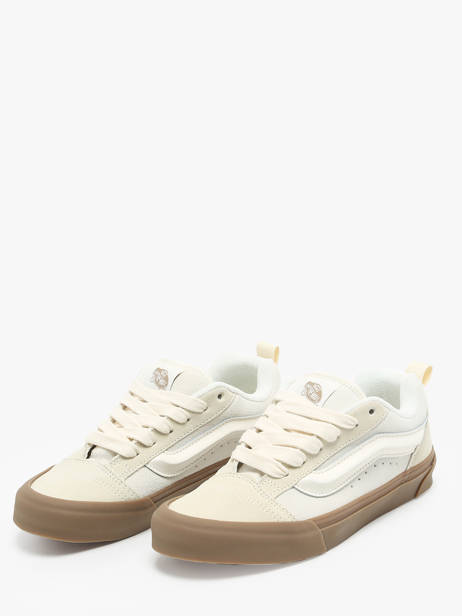 Sneakers Knu Skool Uit Leder Vans Beige unisex 9QCDBS ander zicht 2