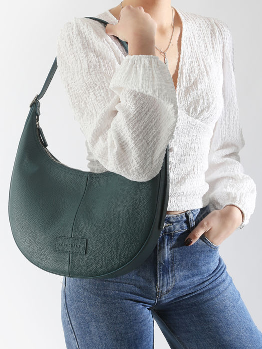 Longchamp Essential cuir Longchamp Blauw