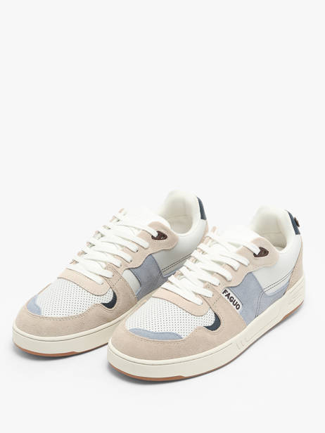 Sneakers Ceiba Uit Leder Faguo Wit men 25CG3214 ander zicht 1
