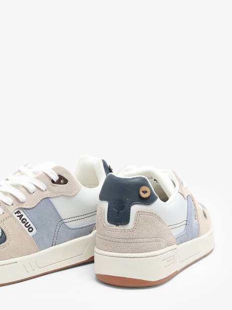 Sneakers Ceiba Uit Leder Faguo Wit men 25CG3214 ander zicht 2