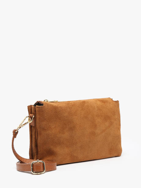 Cross Body Tas Velvet Caviar Milano Bruin velvet caviar VC24117 ander zicht 2