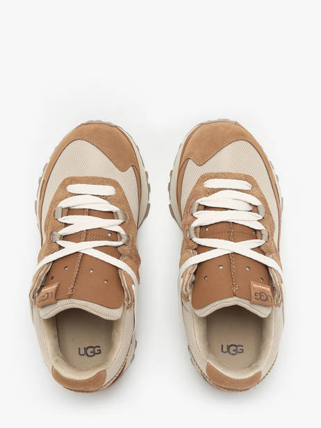 Sneakers Retrofi Low Uit Leder Ugg Bruin men 1167070 ander zicht 3