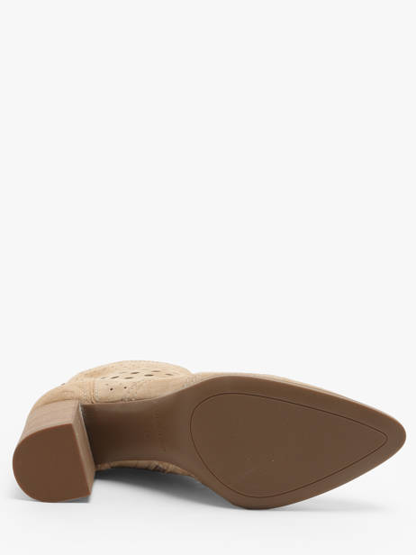 Enkellaarsjes Met Hak City Uit Leder Alpe Beige women 53851108 ander zicht 5