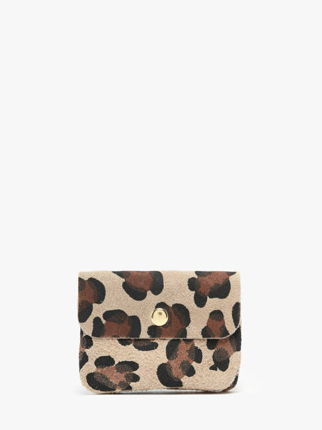 Portemonnee Leder Milano Veelkleurig velvet leopardo VL23092