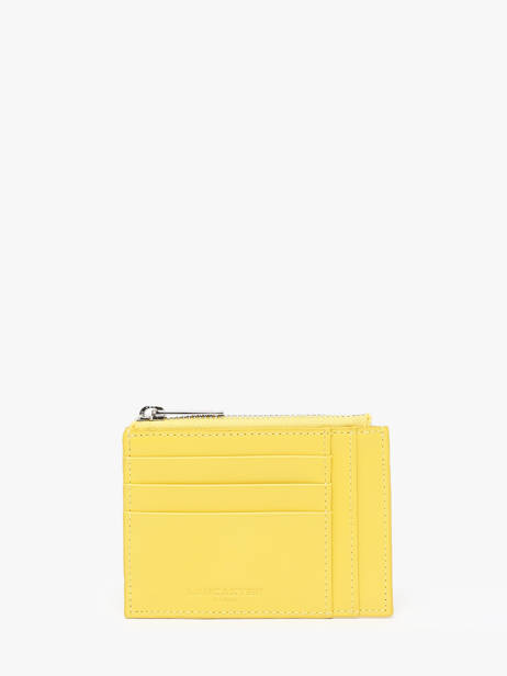 Portefeuille Leder Lancaster Geel paris pm 22