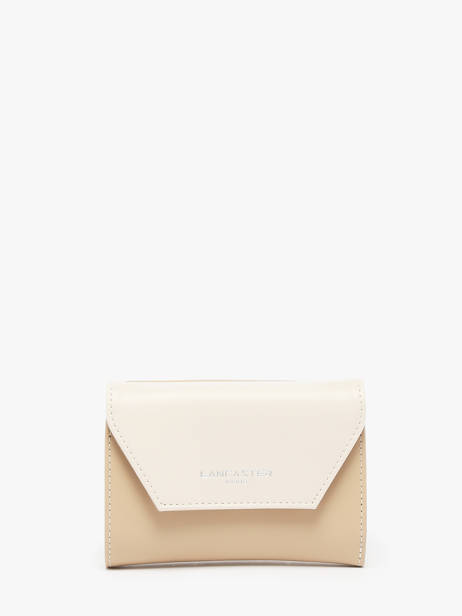 Portemonnee Leder Lancaster Beige smooth 2