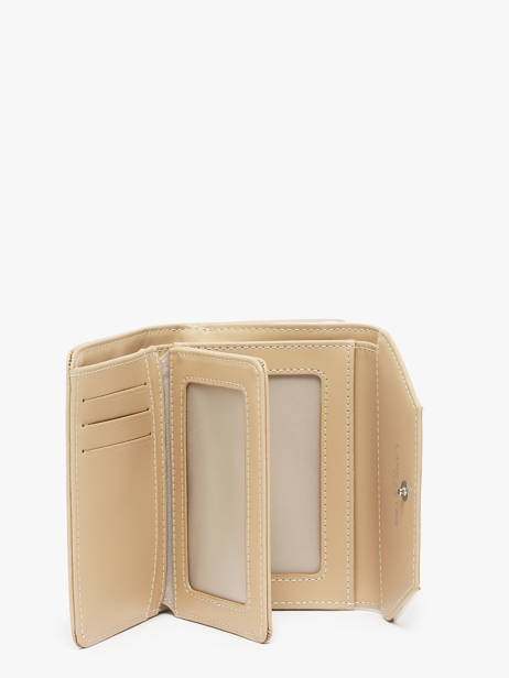 Portemonnee Leder Lancaster Beige smooth 2 ander zicht 2