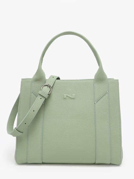 Handtas Breda Leder Nathan baume Groen mondrian 2