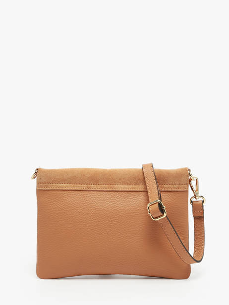 Cross Body Tas Velvet Caviar Leder Milano Bruin velvet caviar VC24114 ander zicht 4