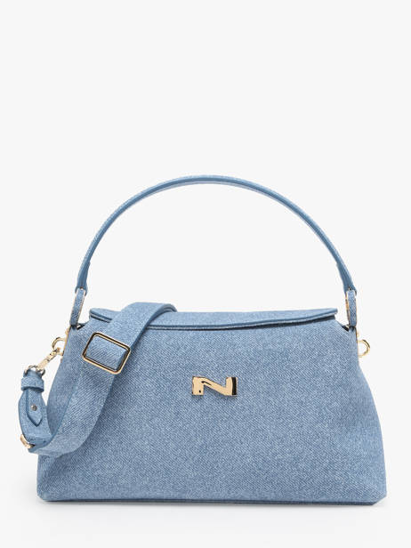 Schoudertas Denim Nathan baume Blauw denim 4D