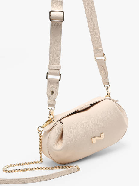 Cross Body Tas Nymphea Leder Nathan baume Roze nymphea 2 ander zicht 2